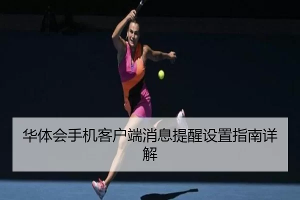 华体会手机客户端消息提醒设置指南详解